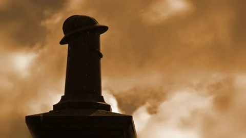 First World War Memorial timelapse Stock Footage 89800533