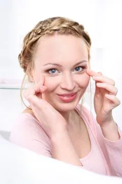 First wrinkles  Stock Photos