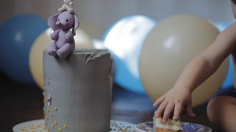 First year birthday Stock Footage 100359750