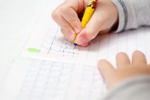 First year in elementary school Stock Photos