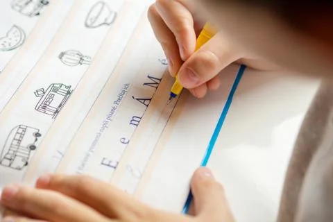 First year in elementary school Stock Photos