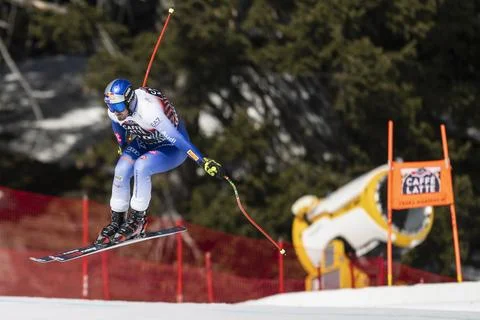 FIS Alpine Ski World Cup, Crans Montana, Switzerland - 21 Feb 2025 Stock Photos