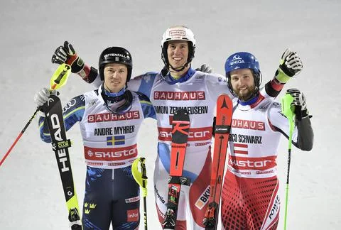 FIS Alpine Skiing World Cup - Men's Parallel Slalom City Event, Stockholm, Swede 스톡 사진