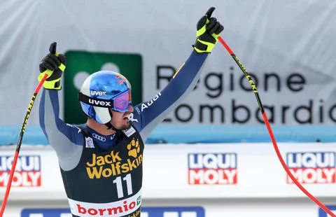 FIS Alpine 
Skiing World Cup in Bormio, Italy - 27 Dec 2019 Stock Photos