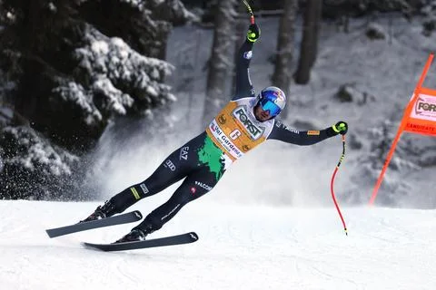 FIS Alpine Skiing World Cup in Val Gardena, Italy - 17 Dec 2022 Stockfoto's