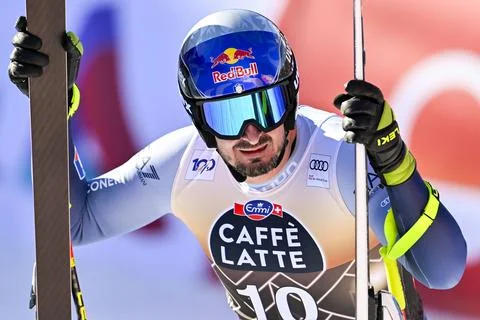 FIS Alpine Skiing World Cup in Wengen, Switzerland - 13 Jan 2024 Stock Photos