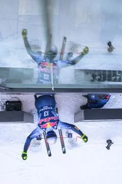 FIS Alpine Skiing World Cup in Kitzbuehel, Austria - 16 Jan 2024 Stock Photos
