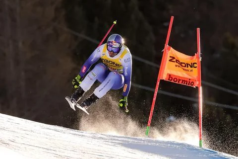 FIS Alpine Skiing World Cup in Bormio, Italy - 28 Dec 2024 Stock Photos