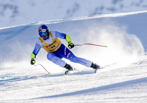 FIS Alpine Skiing World Cup in Wengen, Switzerland - 17 Jan 2025 Stock Photos
