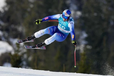 FIS Alpine Skiing World Cup in Kvitfjell, Norway - 07 Mar 2025 Foto stock