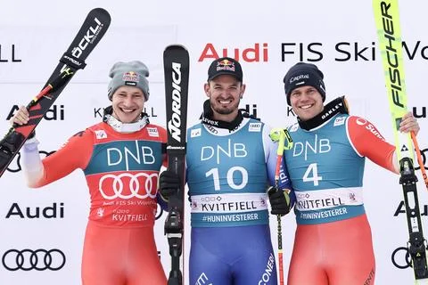 FIS Alpine Skiing World Cup in Kvitfjell, Norway - 07 Mar 2025 Foto stock