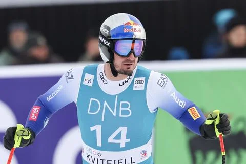 FIS Alpine Skiing World Cup in Kvitfjell, Norway - 08 Mar 2025 Foto stock