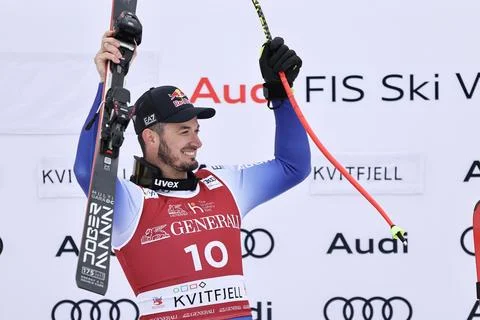 FIS Alpine Skiing World Cup in Kvitfjell, Norway - 09 Mar 2025 Foto stock