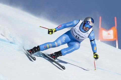 FIS Alpine Skiing World Cup in Crans Montana, Switzerland - 01 Feb 2026 Stock Photos