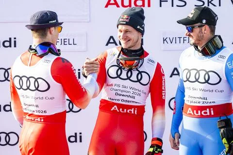 FIS Alpine Skiing World Cup in Kvitfjell and Hafjell, Norway - 21 Mar 2026 Stockfoto's