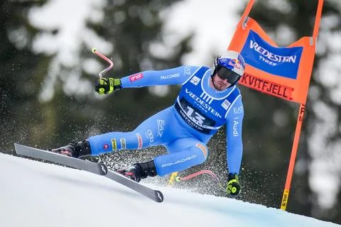 FIS Alpine Skiing World Cup Kvitfjell &amp; Hafjell, Norway - 22 Mar 2026 Stockfoto's