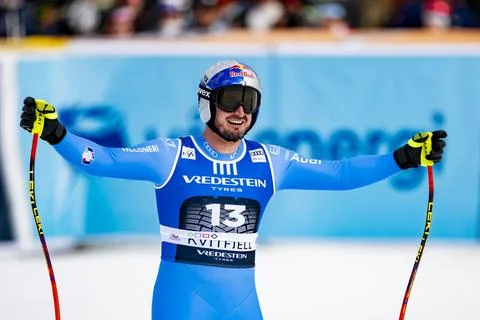 FIS Alpine Skiing World Cup Kvitfjell &amp; Hafjell, Norway - 22 Mar 2026 Foto stock