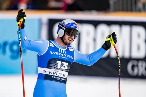 FIS Alpine Skiing World Cup Kvitfjell &amp; Hafjell, Norway - 22 Mar 2026 스톡 사진