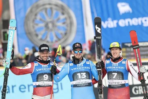 FIS Alpine Skiing World Cup Kvitfjell &amp; Hafjell, Norway - 22 Mar 2026 Stockfoto's