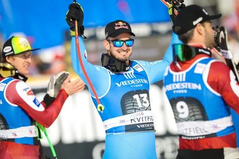 FIS Alpine Skiing World Cup Kvitfjell &amp; Hafjell, Norway - 22 Mar 2026 Stockfoto's