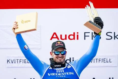 FIS Alpine Skiing World Cup Kvitfjell &amp; Hafjell, Norway - 22 Mar 2026 Stockfoto's