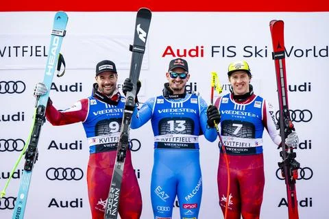 FIS Alpine Skiing World Cup Kvitfjell &amp; Hafjell, Norway - 22 Mar 2026 Stockfoto's