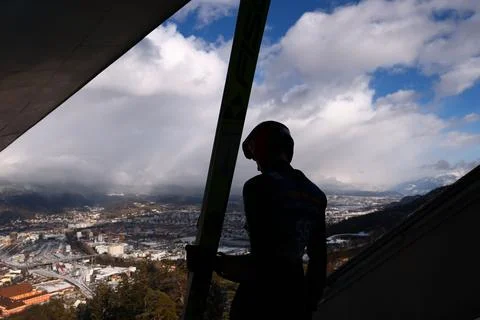 FIS Ski Jumping World Cup - Four Hills Tournament, Innsbruck, Austria - 03 Jan 2 Stock Photos