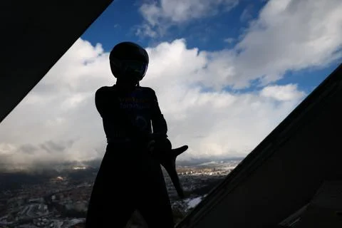 FIS Ski Jumping World Cup - Four Hills Tournament, Innsbruck, Austria - 03 Jan 2 Stock Photos