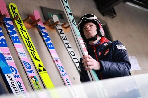 FIS Ski Jumping World Cup - Four Hills Tournament, Innsbruck, Austria - 03 Jan 2 Stock Photos