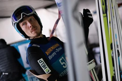 FIS Ski Jumping World Cup - Four Hills Tournament, Innsbruck, Austria - 03 Jan 2 Stock Photos
