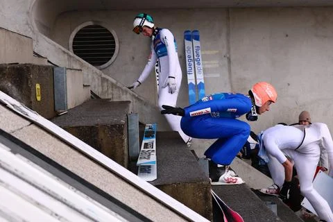 FIS Ski Jumping World Cup - Four Hills Tournament, Innsbruck, Austria - 03 Jan 2 Stock Photos