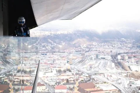 FIS Ski Jumping World Cup - Four Hills Tournament, Innsbruck, Austria - 03 Jan 2 Stock Photos