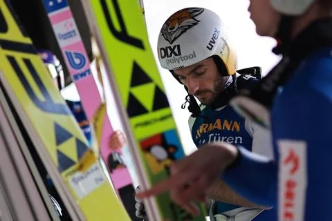 FIS Ski Jumping World Cup - Four Hills Tournament, Innsbruck, Austria - 03 Jan 2 Stock Photos