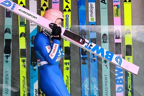 FIS Ski Jumping World Cup - Four Hills Tournament, Innsbruck, Austria - 03 Jan 2 Stock Photos