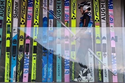FIS Ski Jumping World Cup - Four Hills Tournament, Innsbruck, Austria - 03 Jan 2 Stock Photos