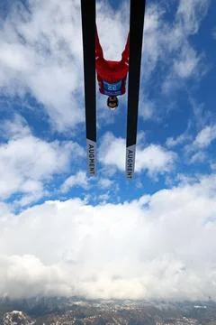 FIS Ski Jumping World Cup - Four Hills Tournament, Innsbruck, Austria - 03 Jan 2 Stock Photos