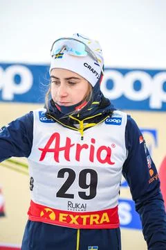 FIS women's 10km Interval Start Classic Cross Country World Cup, Ruka, Finland - Stock Photos