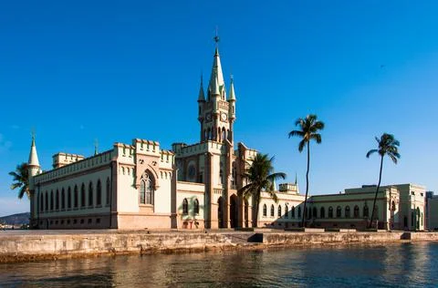 Fiscal Island Castle in Rio de Janeiro Stock-Fotos