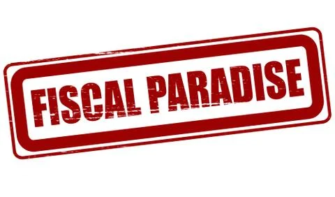 Fiscal paradise Ilustração Stock