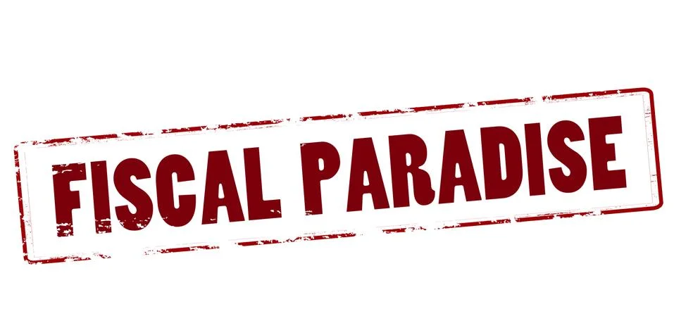 Fiscal paradise Ilustração Stock