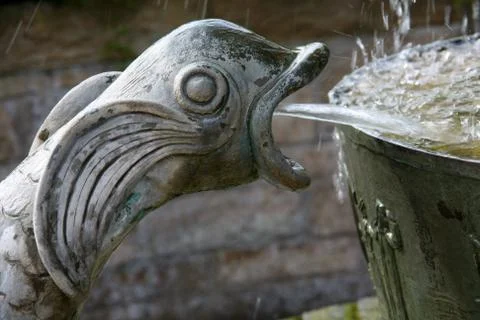 Fischbrunnen Stock Photos