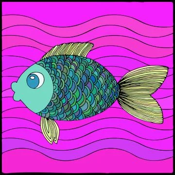Fish-2 Stock Illustration