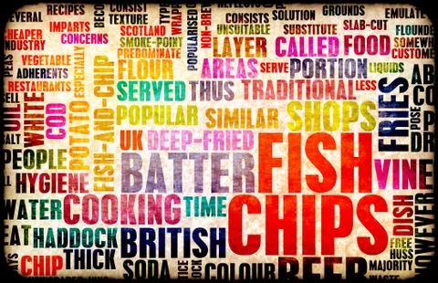 Fish and chips Stockillustratie