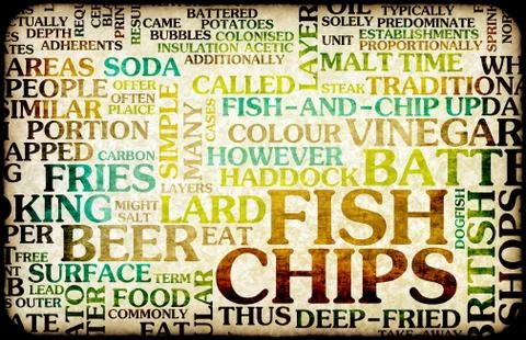 Fish and chips Stockillustratie