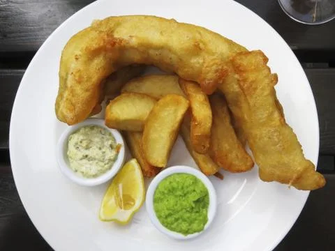 Fish and chips Foto stock