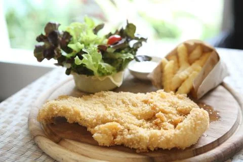 Fish and chips Stock Photos