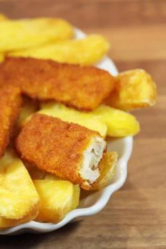 Fish and chips Foto stock