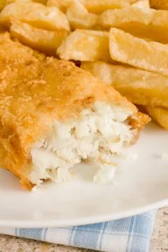 Fish and chips Stock Photos