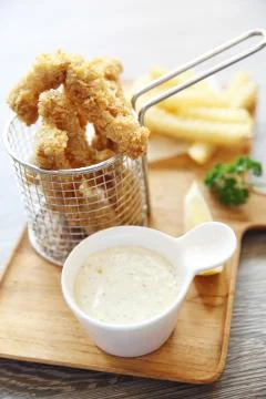 Fish and chips Stock Photos