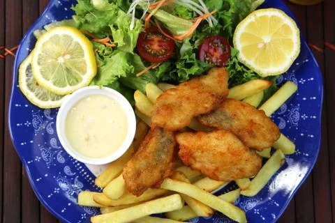 Fish and Chips Stock Photos
